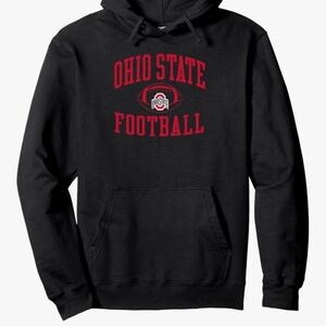 Port and Company Black and Red Hoodie